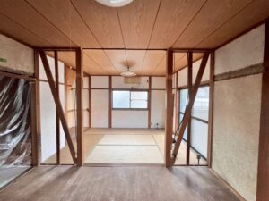 賃貸物件リノベーション工事（二日目）